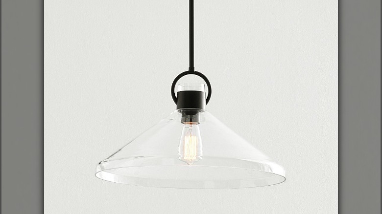 Glass pendant lighting