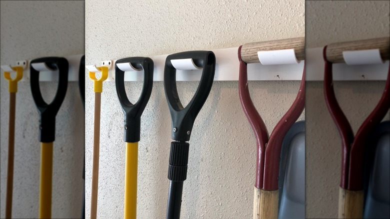 pvc pipe wall tool holder