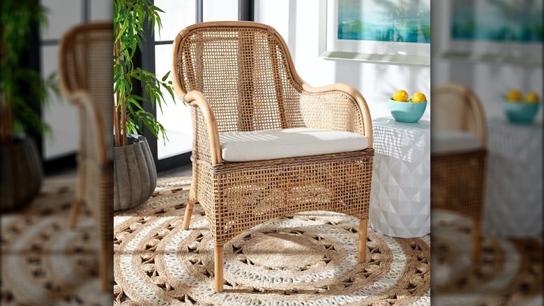 wicker chair