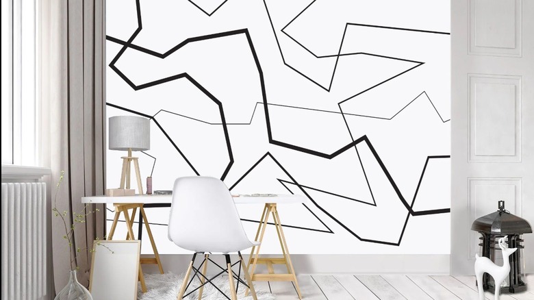 abstract mural