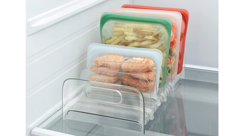 clear packaged food organizer