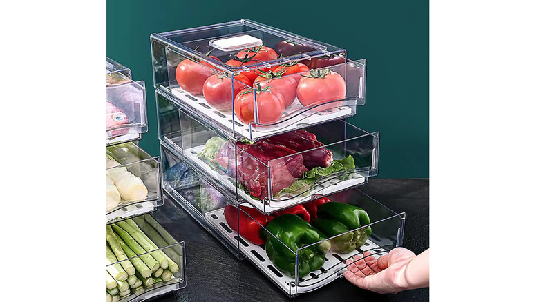 stackable drawers for food storage