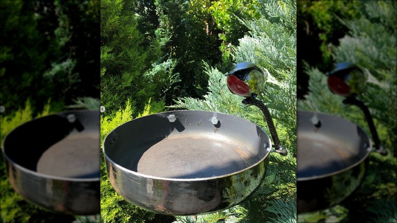pan bird bath