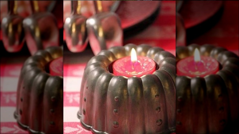 bundt cake candle holder