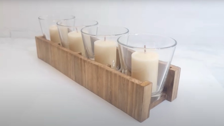 DIY Dollar Tree candle holder