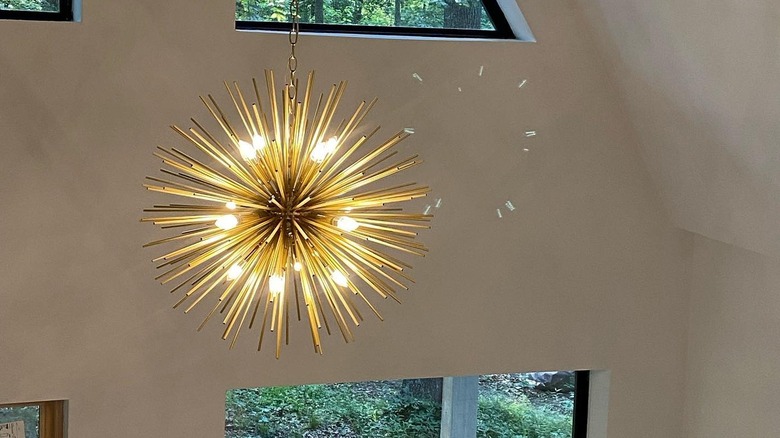 Sparkling chandelier