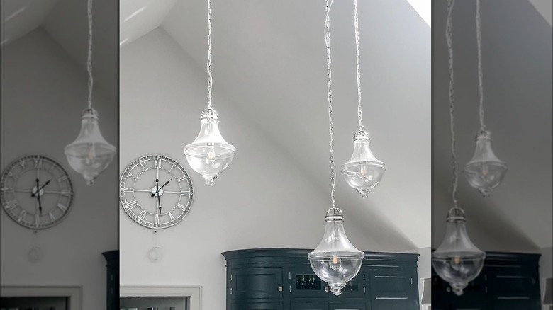 Silver chain bulbs