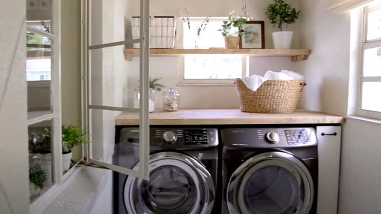 Beautifully finished laundry room