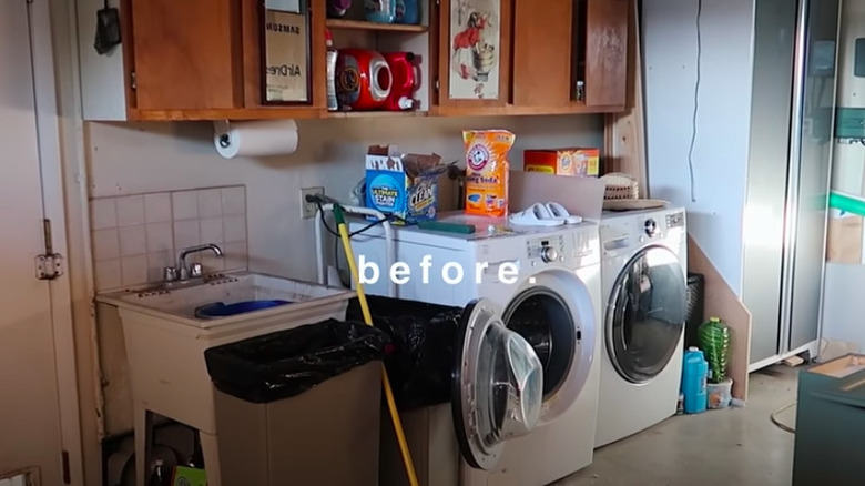 outdated laundry room