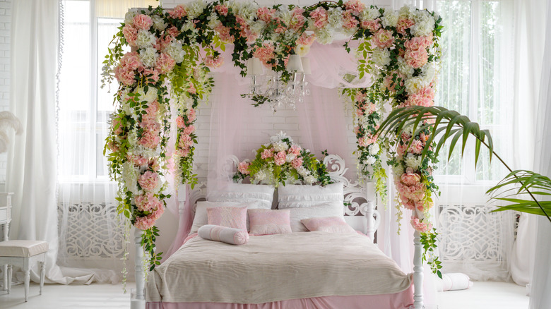 floral bed 