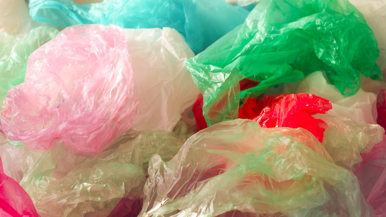 Pile of plastic bags