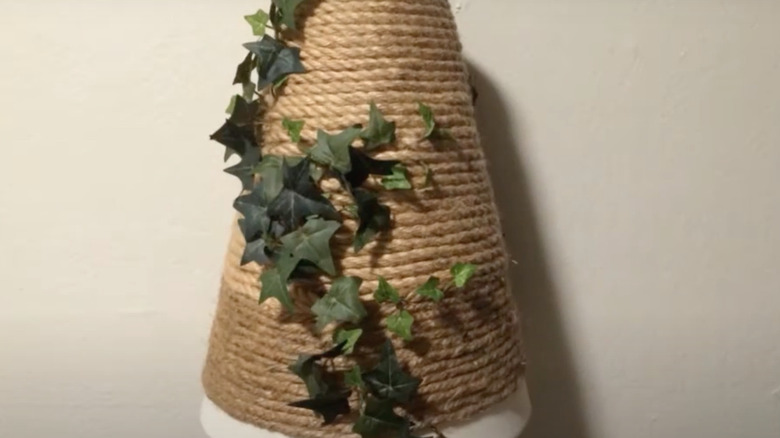 rope and ivy lampshade