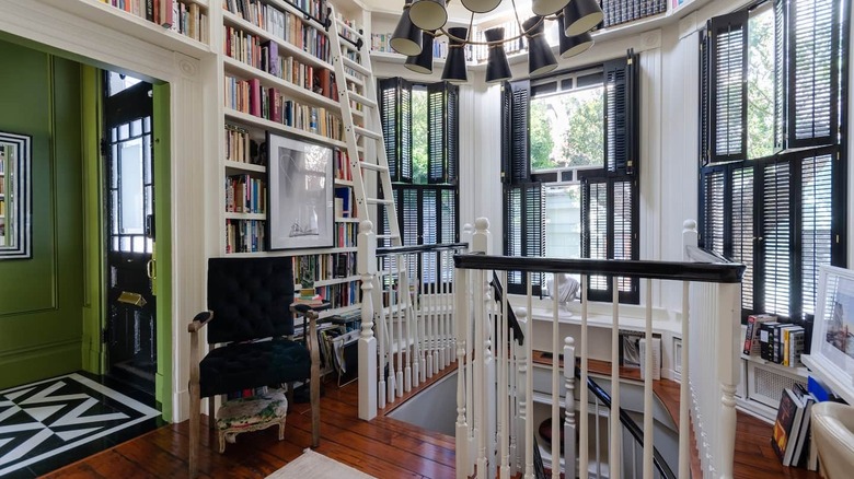 private library in a home