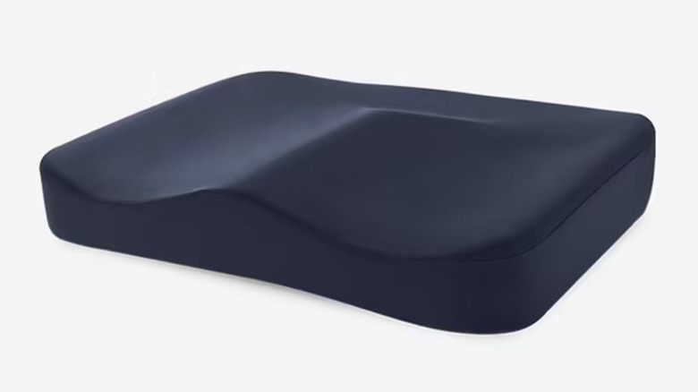 black seat cushion