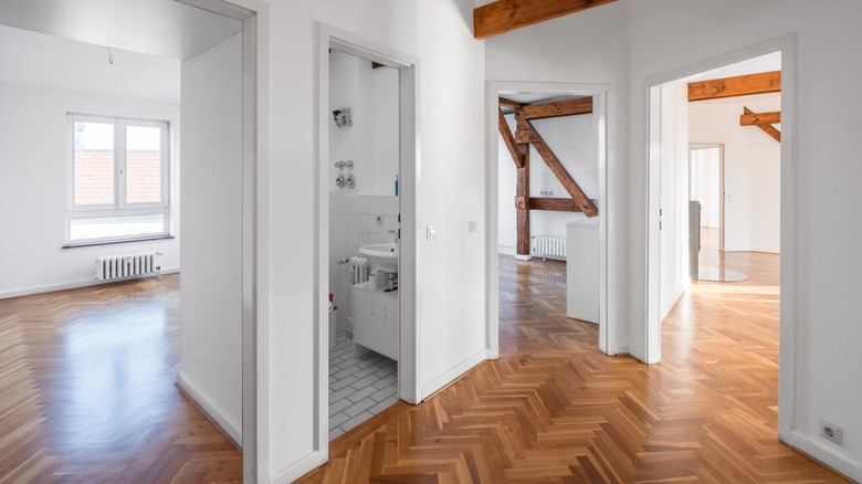 Herringbone floors