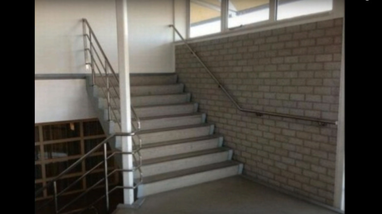 stairs leading to wall