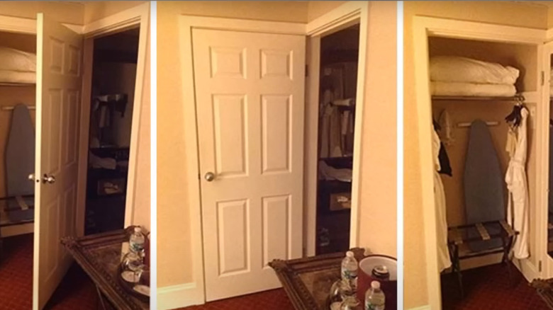 bathroom and closet sharing door