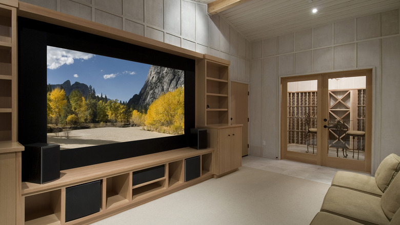 farmhouse home theater