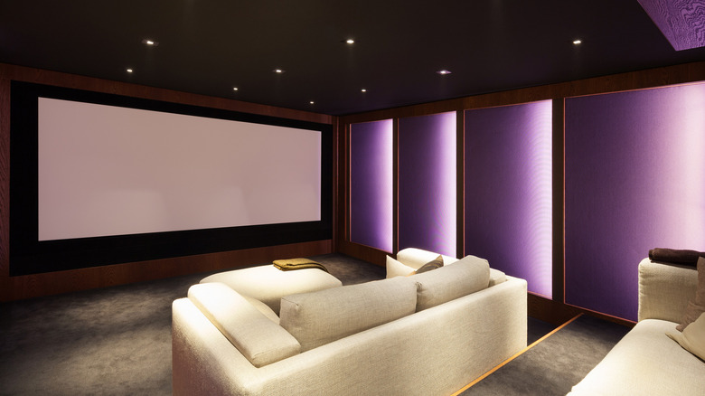 lavish home theater