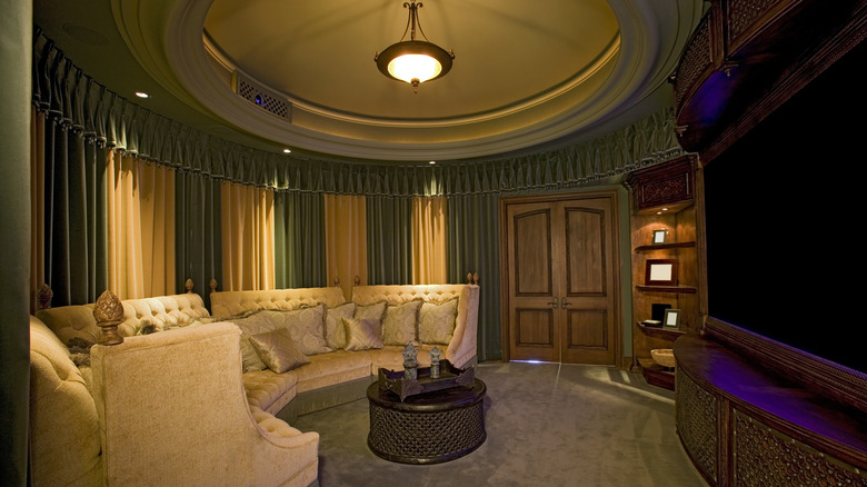 vintage-style home theater