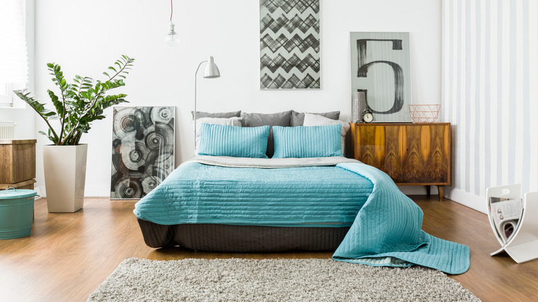 Industrial rustic bedroom