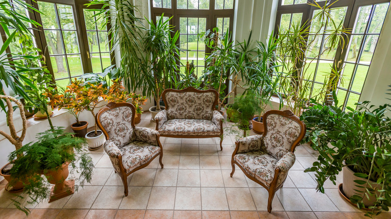 Renaissance designed sunroom