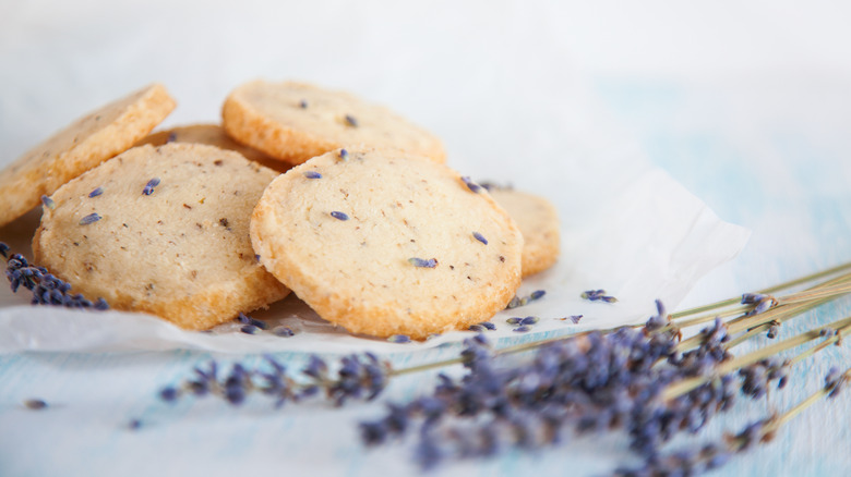 Lavender sugar cookies