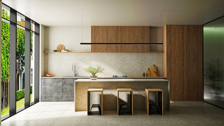 Zen industrial kitchen