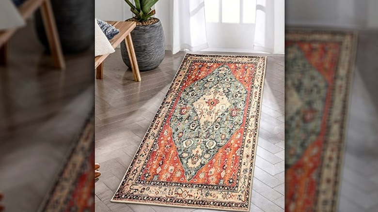 Small Persian runner rug