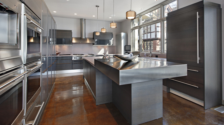 Stainless steel home kitchen