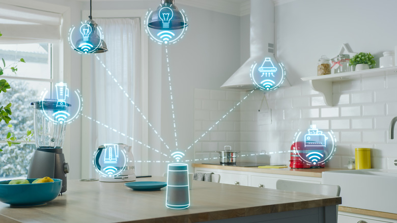 Kitchen concept with smart technology