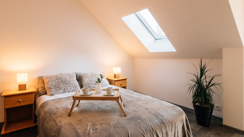 Attic bedroom