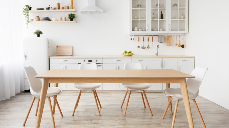 rustic white kitchen 