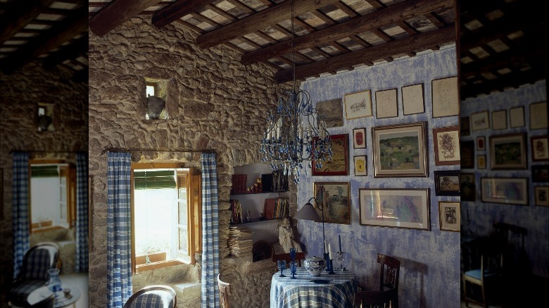 Traditional chandelier rustic cabin