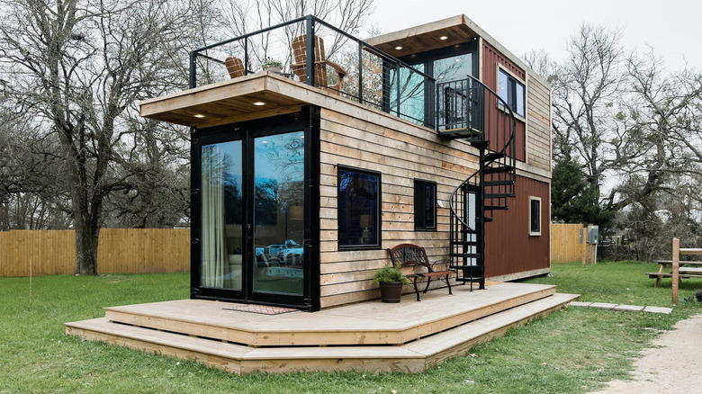 The Helm shipping container home 