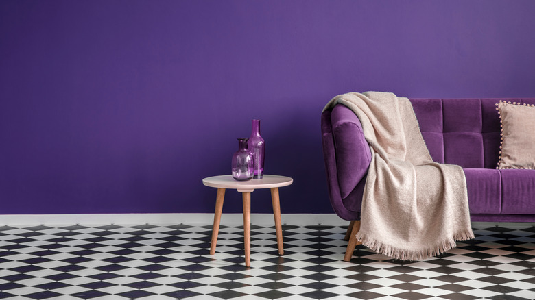 purple living room 