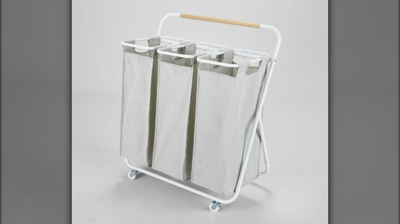 Laundry basket three bags