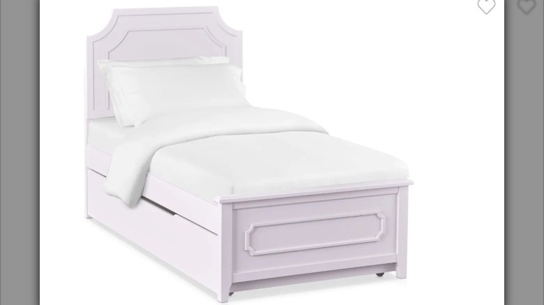 lavender twin trundle bed