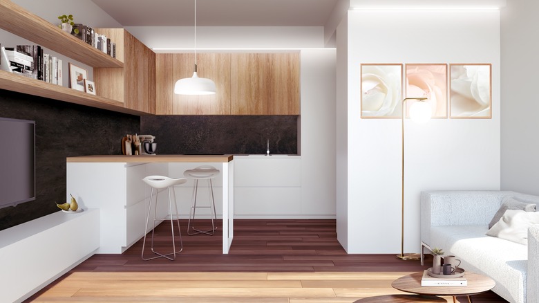 Studio apartment small kitchen