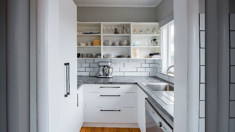 Small U-shaped kitchen