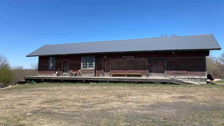 Train depot house