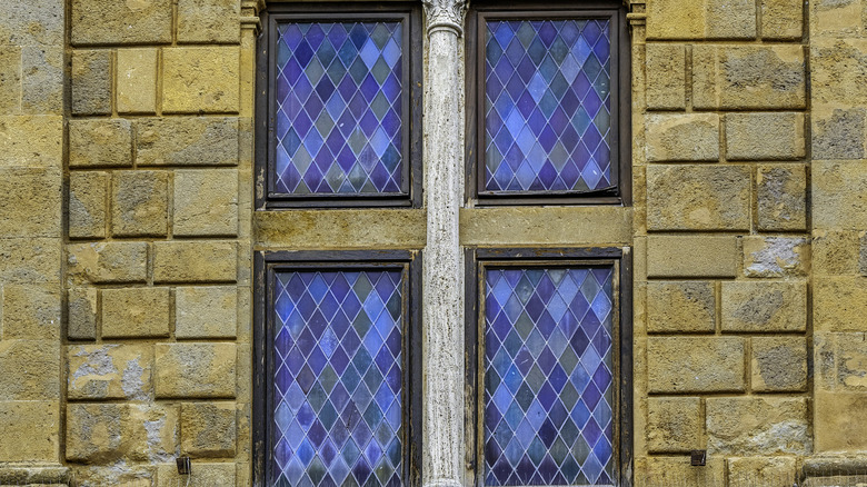 diamond stained glass windows