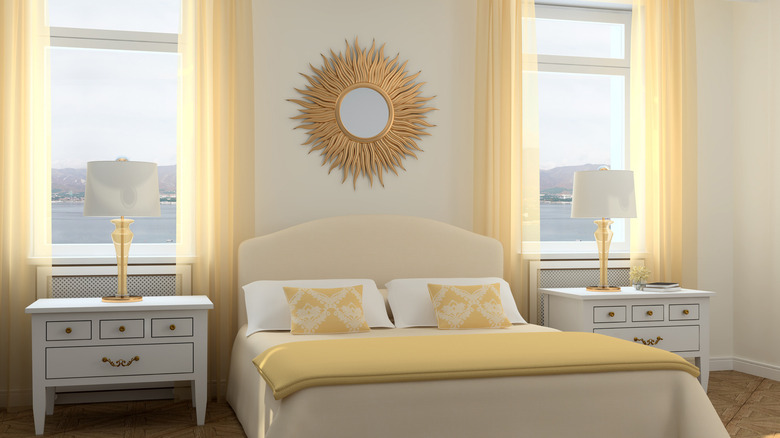 Sunny yellow bedroom