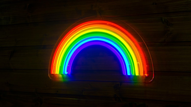 Neon rainbow