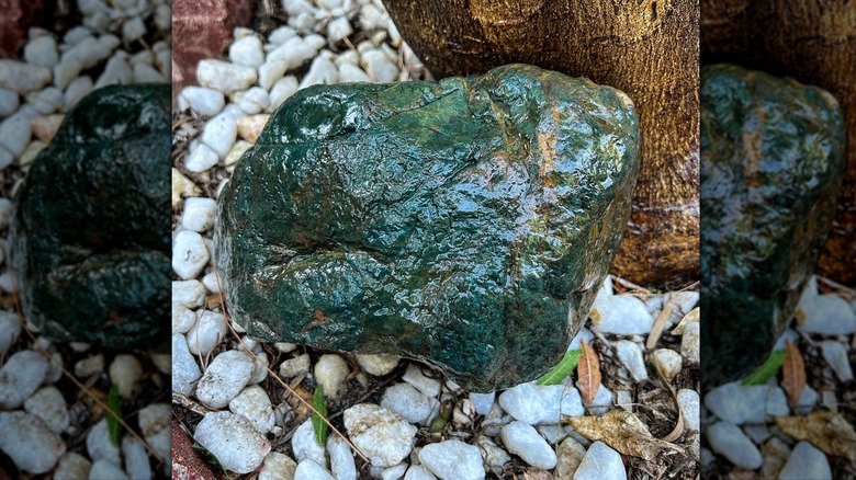 chunk of green jasper