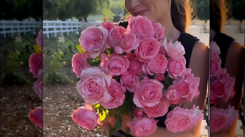 Romantica ball gown roses