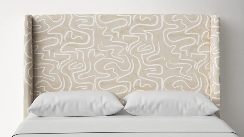 Abstract headboard