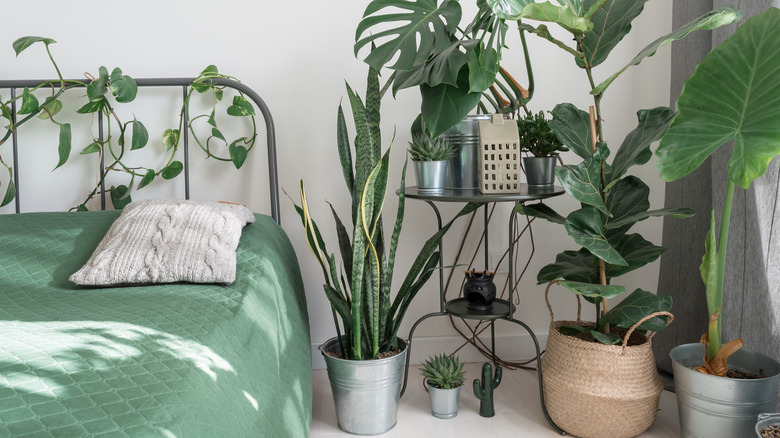 simple metal headboard