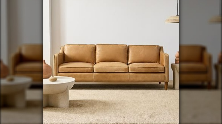 Leather sofa