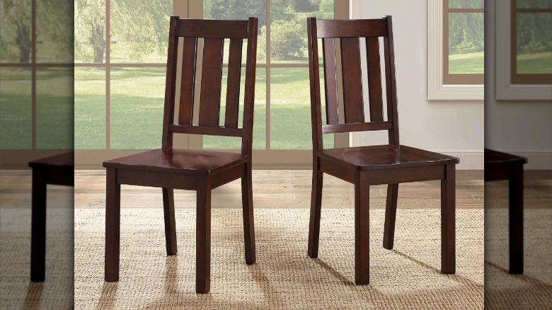 Neutral Wooden dining chair set